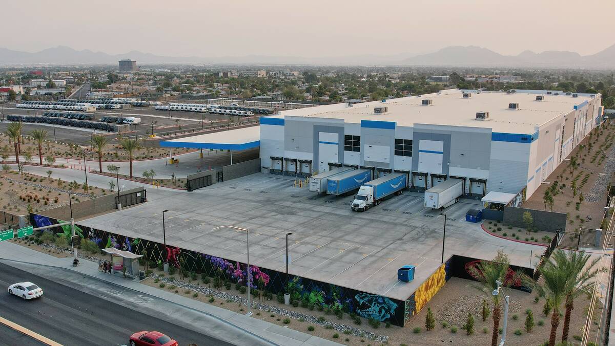 Amazon has opened a newly built distribution center at 650 E. Owens Ave. in North Las Vegas, se ...