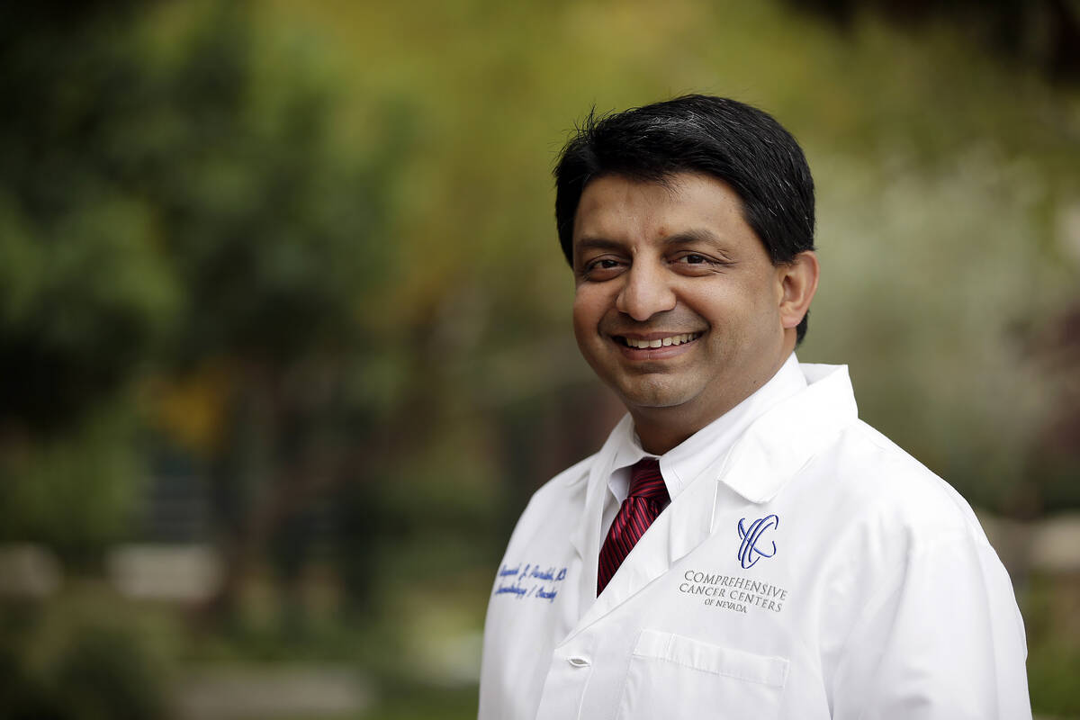 Rupesh Parikh, M.D., practice president for Comprehensive Cancer Centers, encourages women to s ...