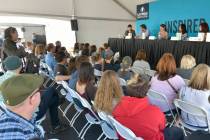 A “Middle Matters: Middle Grade Stories for Everyone” panel discussion is shown during the ...