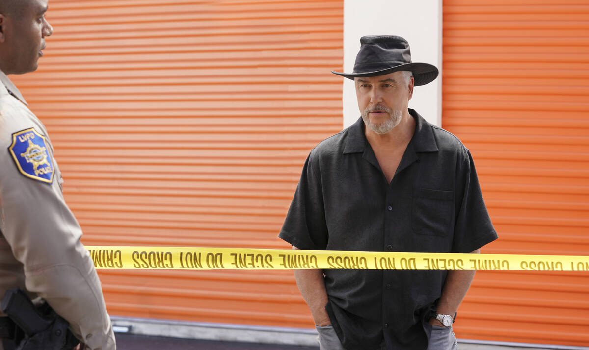 William Petersen as Dr. Gil Grissom. (Sonja Flemming/CBS)