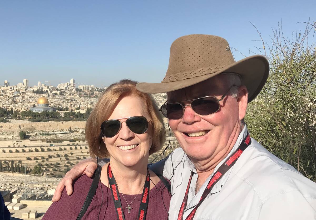 Deborah Klink, shown here with her husband, Doug, missed her annual mammogram in 2020 because o ...