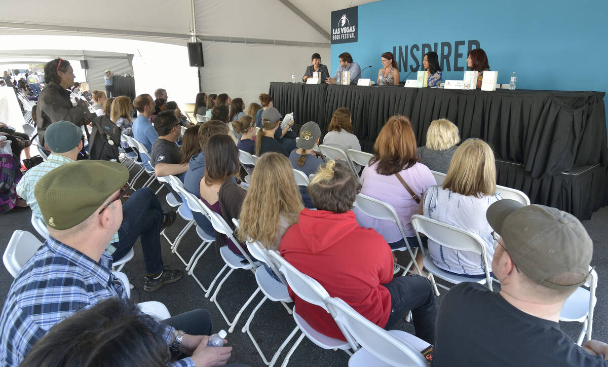 A “Middle Matters: Middle Grade Stories for Everyone” panel discussion is shown during the ...