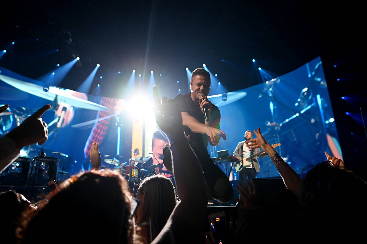 Dan Reynolds of Imagine Dragons is shown at "The Event," a benefit concert for the Shaq Foundat ...