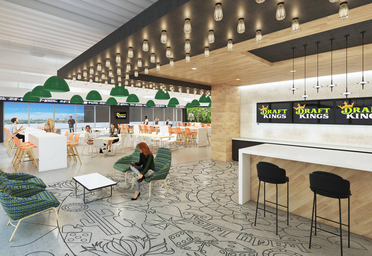 DraftKings expects to open its new Las Vegas offices at UnCommons in early 2022. The cafe is sh ...
