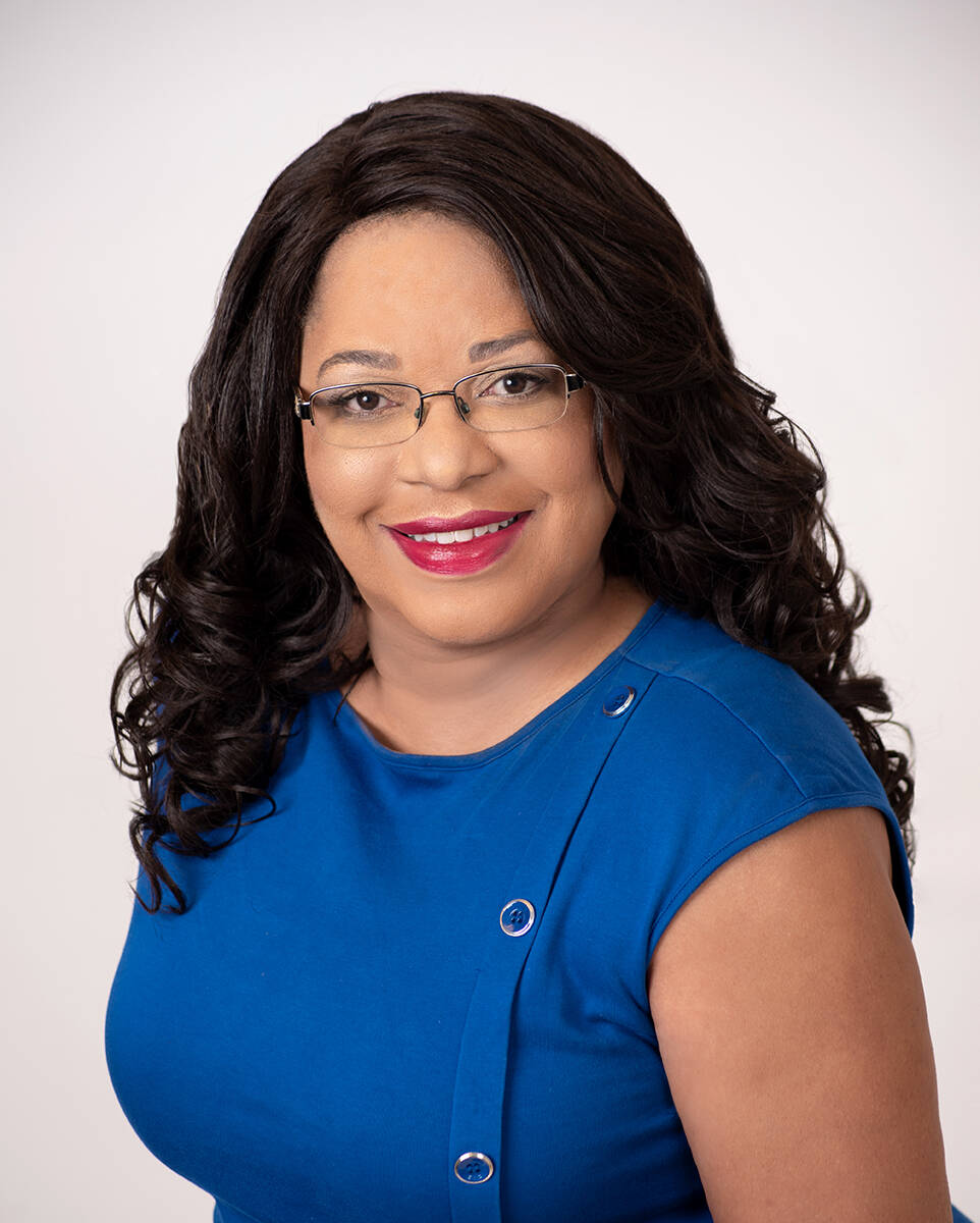 Nevada System of Higher Education Regent Laura Perkins who is running for mayor of North Las Ve ...
