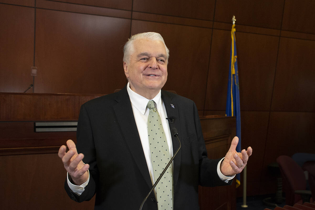 Gov. Steve Sisolak, seen in January 2021. (Governor's office)