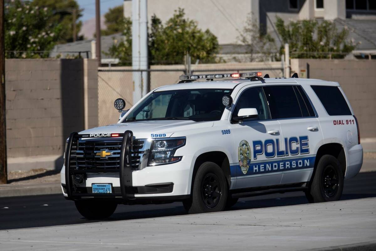 Henderson Police Department (Erik Verduzco / Las Vegas Review-Journal)