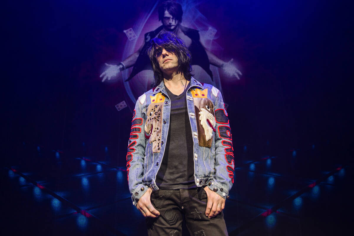 Illusionist Criss Angel at Planet Hollywood Resort on Thursday, Dec. 6, 2018, in Las Vegas (Ben ...