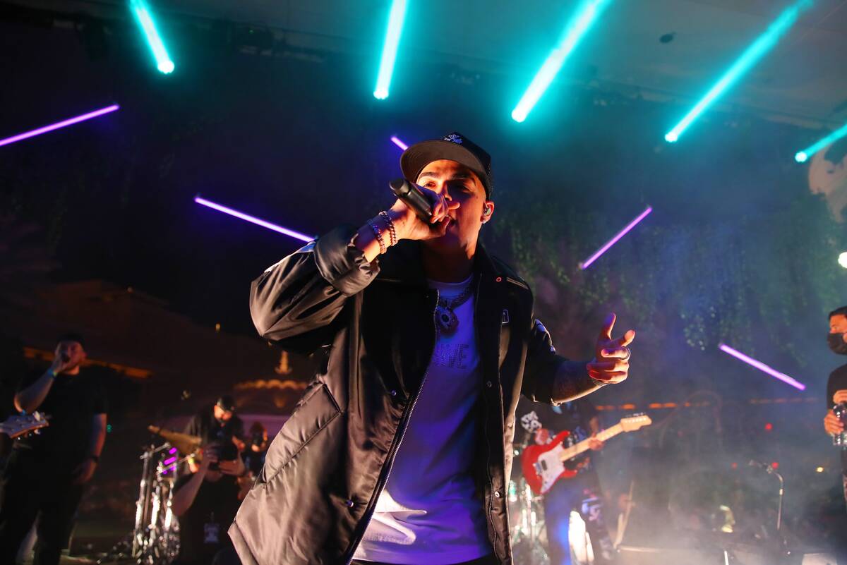 LUNAY, on stage at XS Nightclub inside Wynn Las Vegas on Oct. 7 for Justin Bieber & Friends, Th ...