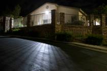 Metropolitan police investigate a homicide in the 2050 block of North Los Feliz Street on Tuesd ...