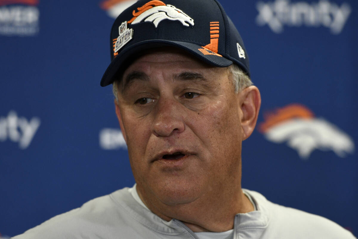 Broncos' coach Vic Fangio denounces Jon Gruden's comments | Las Vegas  Review-Journal