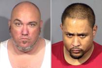 Robert Stice, left, and Shane Perry, both of Oregon, have been arrested in the detonation of a ...