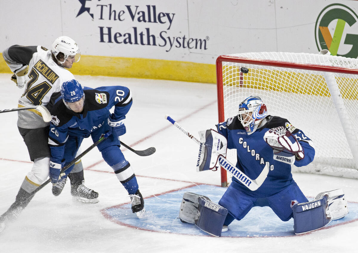 Strong First Period Drives Colorado to 3-2 Win over Silver Knights