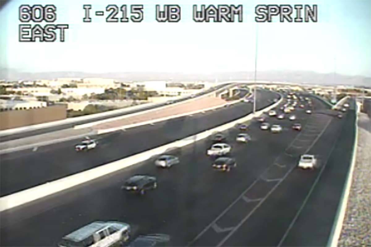 The eastbound 215 Beltway is closed from State Route 171 to Warm Springs for police activity. (RTC)