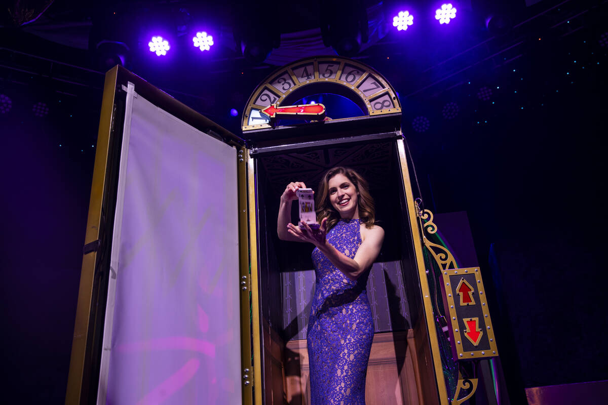 Magician Jen Kramer, who headlines in "The Magic of Jen Kramer" at the Westgate, pose ...