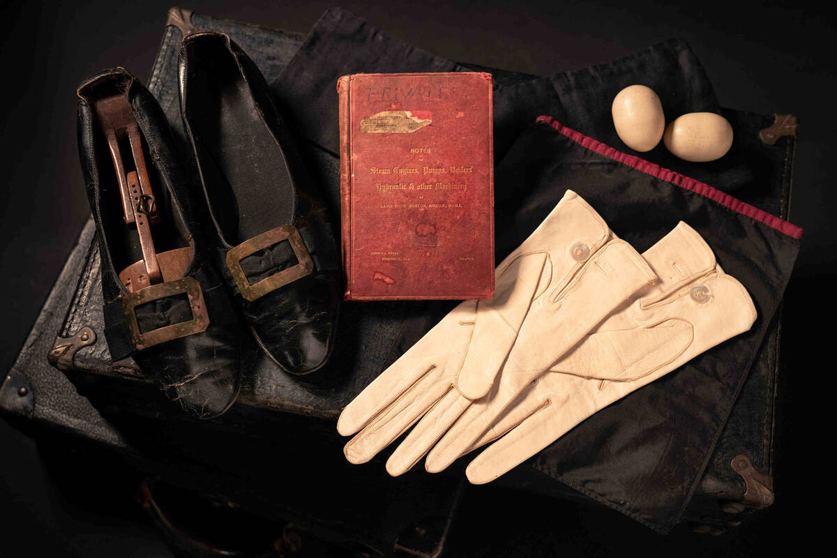Items associated with Max Malini on display at David Copperfield's International Museum and Lib ...