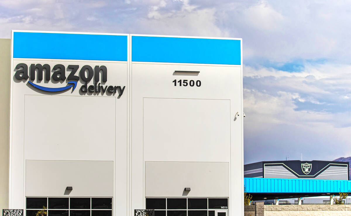 Amazon's facility at 11500 Bermuda Rd. on Thursday, April 1, 2021, in Henderson. (Benjamin Hage ...