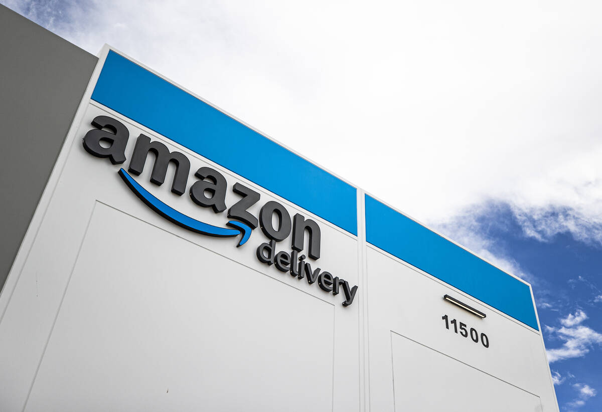 Amazon's facility at 11500 Bermuda Rd. on Thursday, April 1, 2021, in Henderson. (Benjamin Hage ...