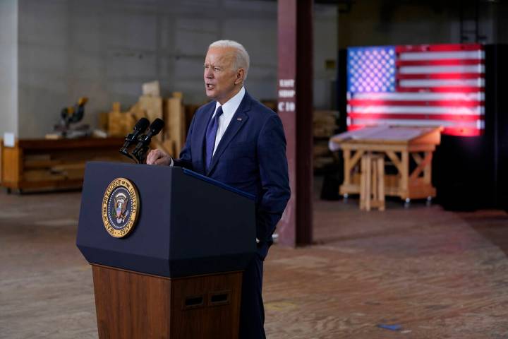 President Joe Biden. (AP Photo/Evan Vucci)