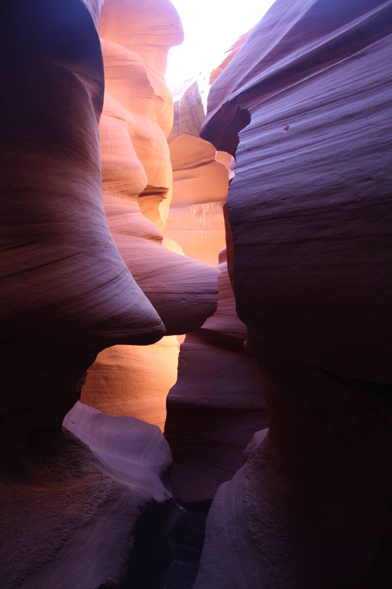 Lower Antelope Canyon is called Hasdeztwasi or “Spiral Rock Arches.” (Deborah Wall)