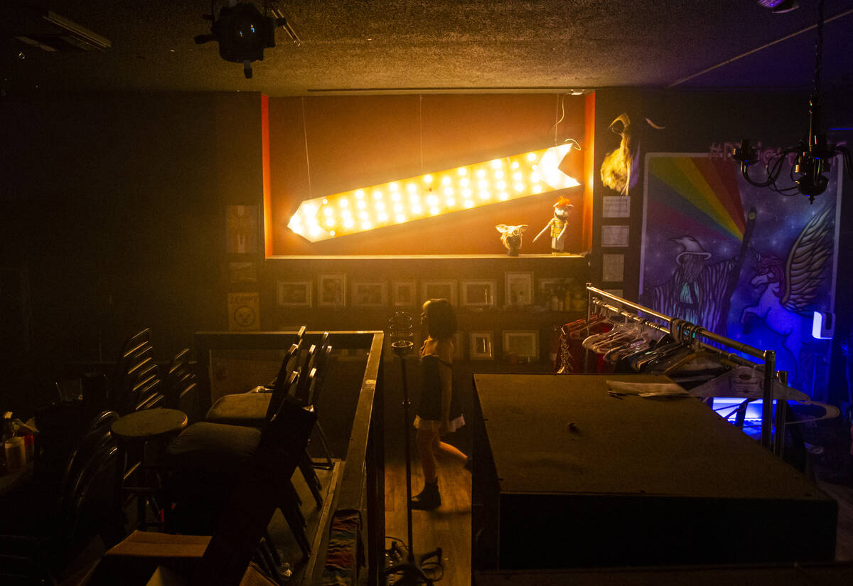 Grace Lusk of ҈ot TrashӠwalks out for the start of a show at Majestic Repertory The ...