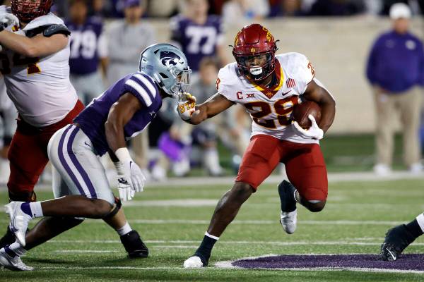 Iowa State vs Kansas State in 2021 -- Photo courtesy of the Associated Press/ Colin E. Braley