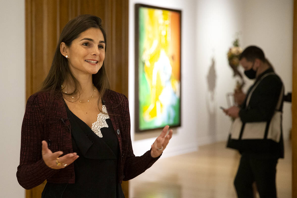 Brooke Lampley, Sotheby's chairman and worldwide head of sales for global fine art, speaks to t ...