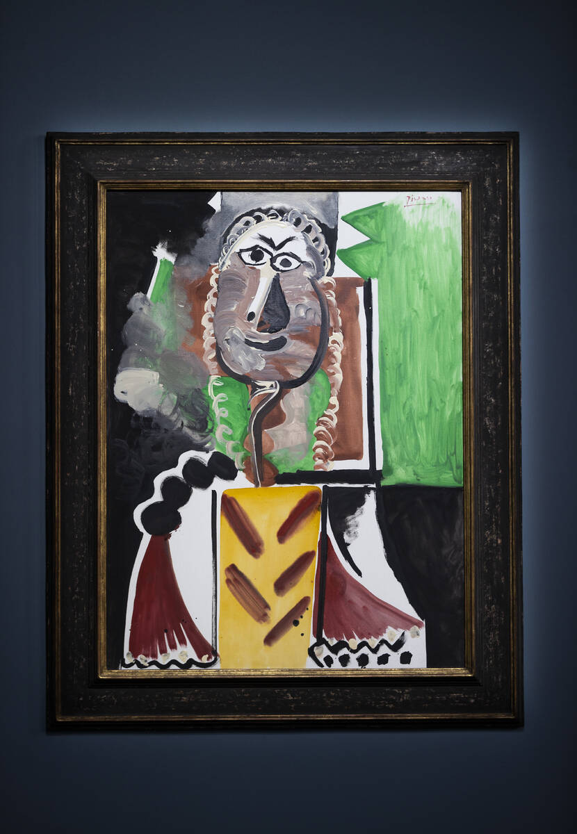 One of eleven of Pablo Picasso’s works during an auction held by Sotheby's at Bellagio A ...