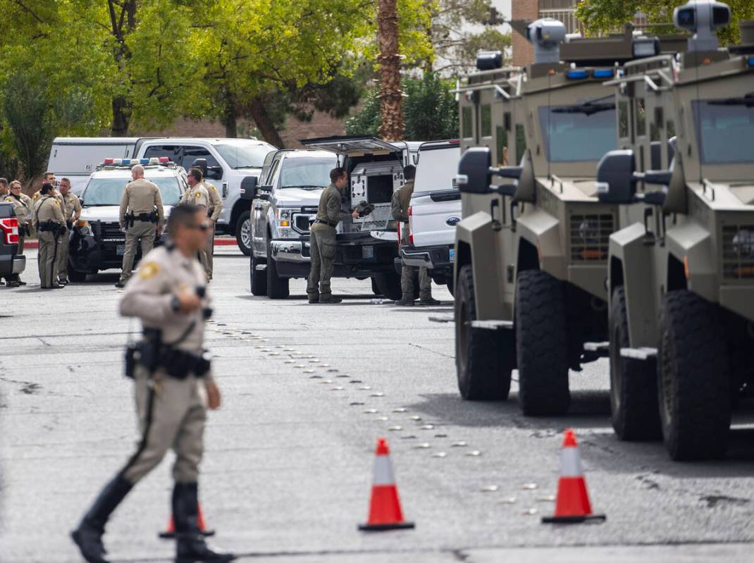 The Las Vegas Metropolitan Police Department responded to the 3600 block of West Tropicana Aven ...