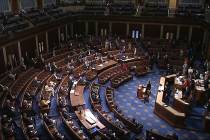 The House of Representatives. (House Television via AP)