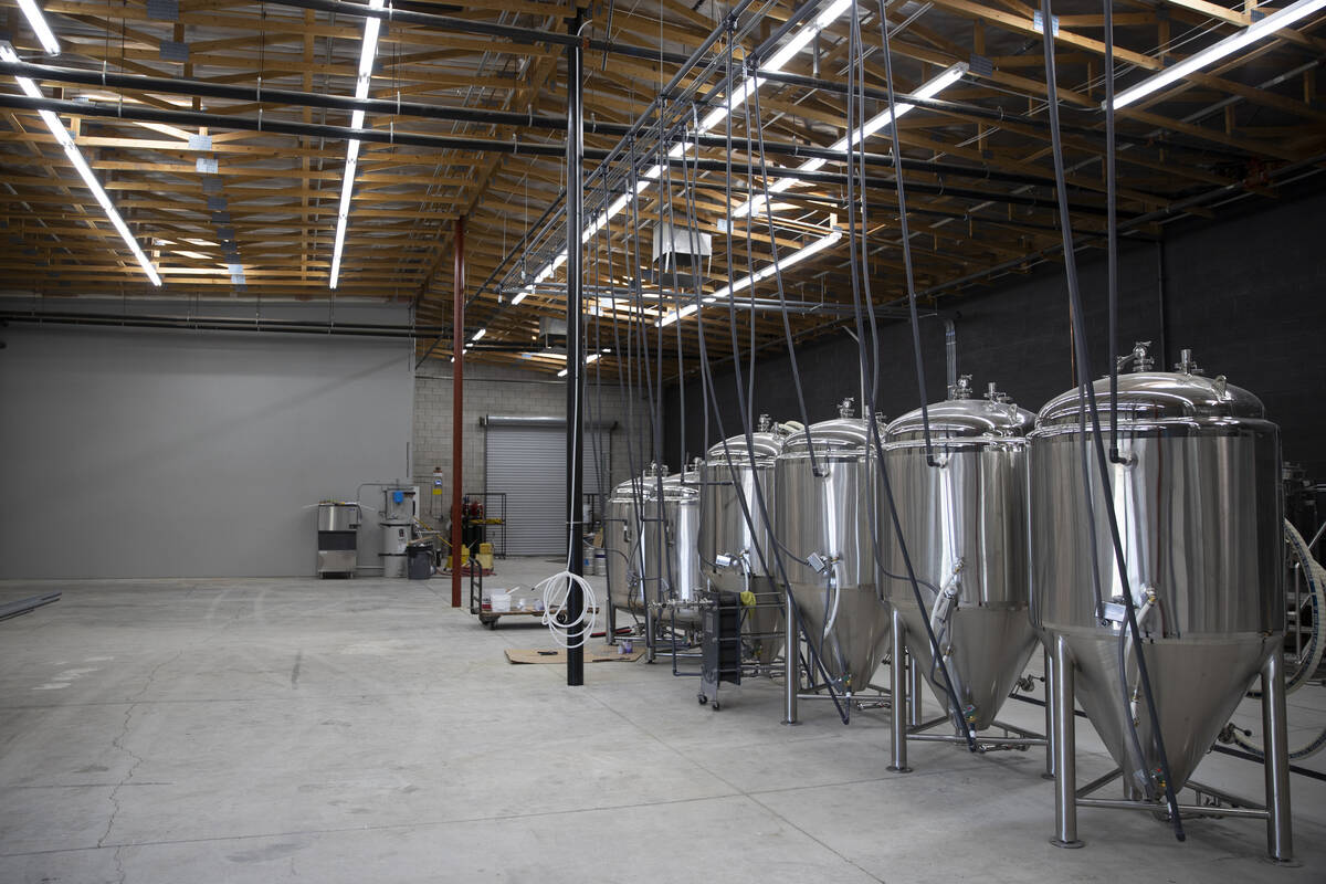 The North 5th Brewing Co., in North Las Vegas is seen on Tuesday, Oct. 26, 2021. (Erik Verduzco ...