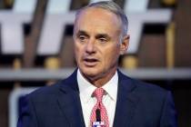 Major League Baseball Commissioner Rob Manfred. (AP Photo/David Zalubowski, File)