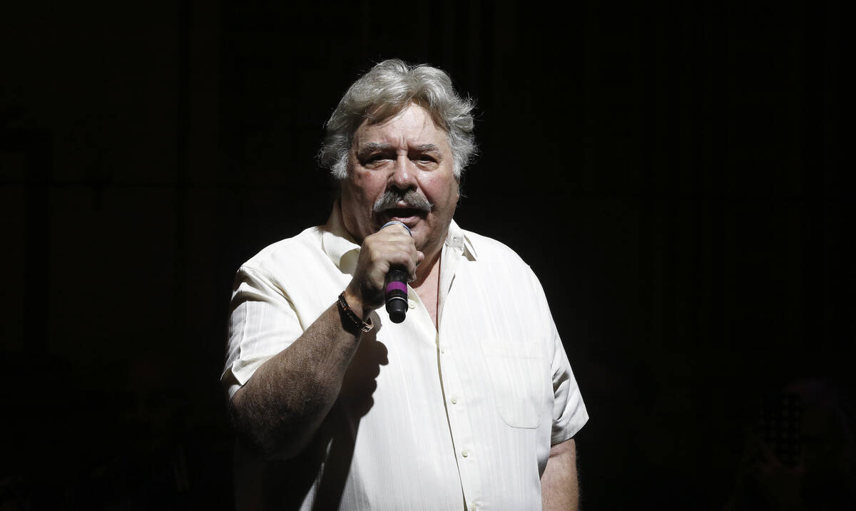Singer Tony Orlando speaks during the grand opening night of The Bronx Wanderers at the Westgat ...