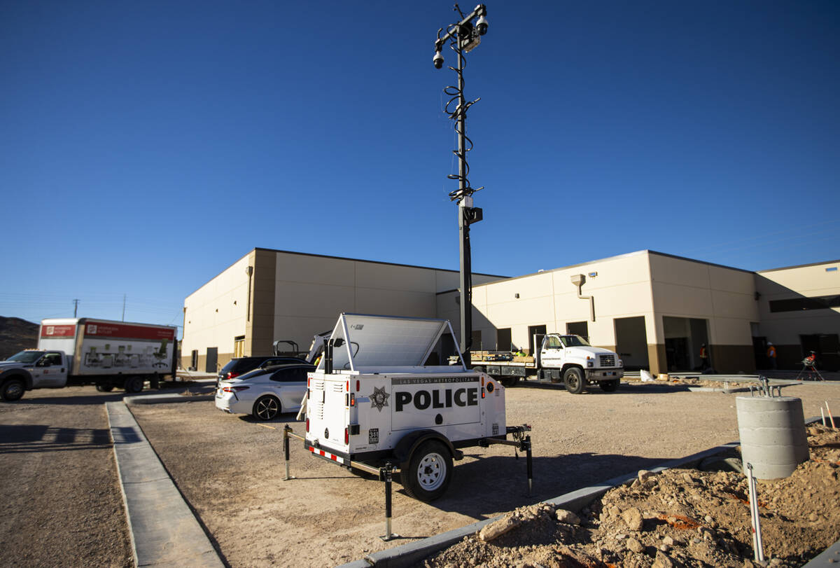 Construction continues at the Reality Based Training Center for first responders in Las Vegas o ...