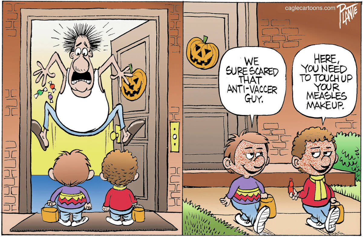 Halloween trick, anti-vaccer, measles, mumps, rubella, whooping cough, chickenpox, small pox
