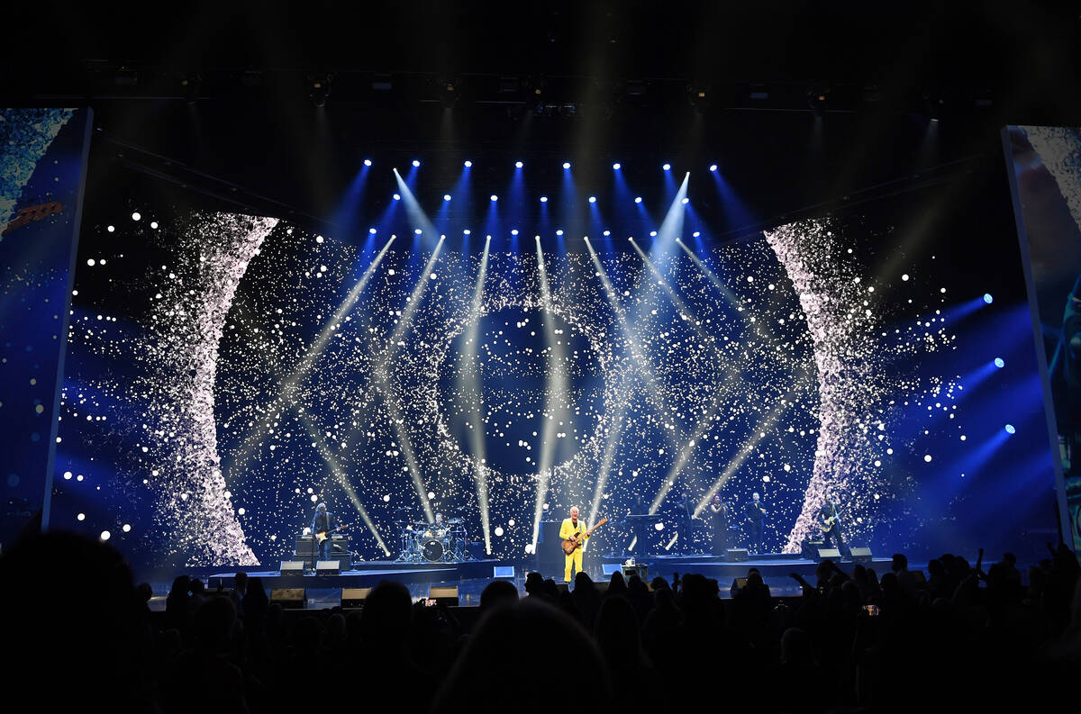 Sting performs during opening night of his residency: "Sting: My Songs" at The Colosseum at Ca ...
