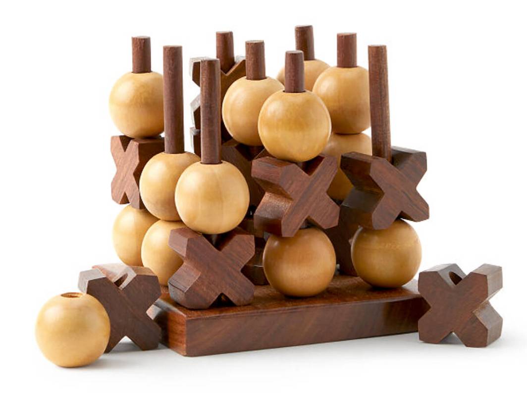 3. 3D Tic-Tac-Toe Who needs paper and pen? $49, uncommongoods.com