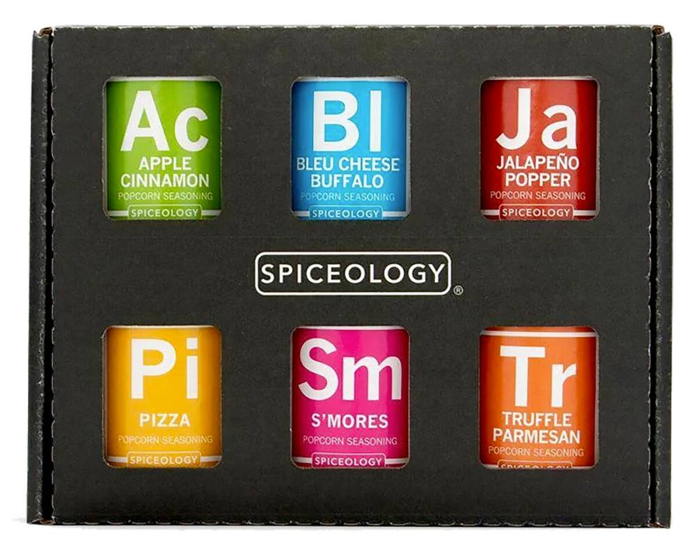 6. Popcorn Seasoning Set Spiceology ’Tis the seasoning! Shake up anyone’s popcorn game with ...