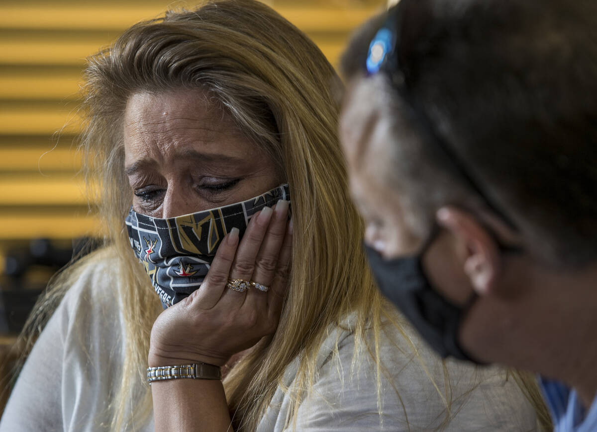 Tracy and David LaMonica think about her mother, 80-year-old Phyllis Wyant, who was discharged ...