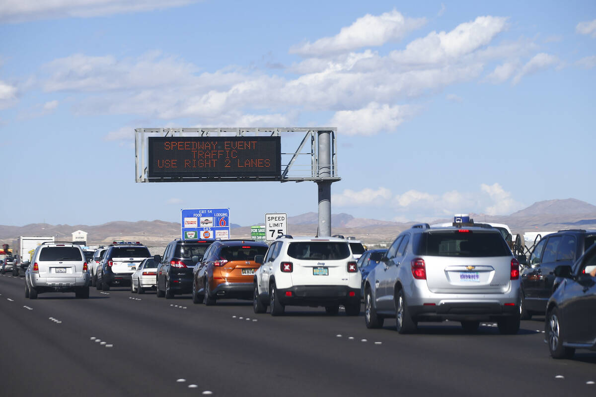 Las Vegas mayor tells California to widen I-15 from Nevada to Barstow