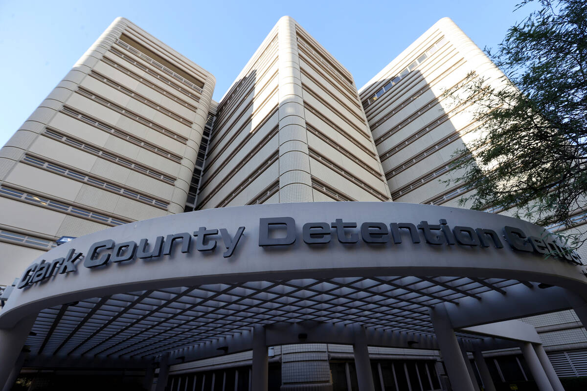 The Clark County Detention Center in Las Vegas on Tuesday, Nov. 2, 2021. (K.M. Cannon/Las Vegas ...