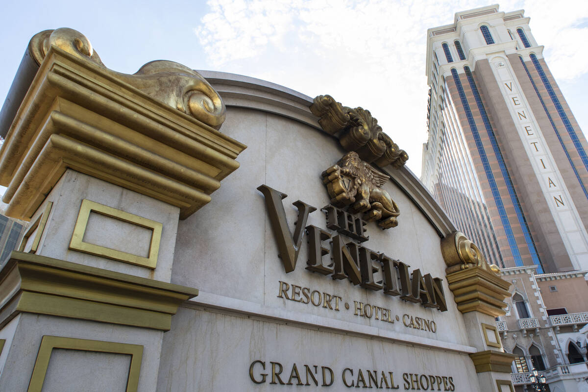 The Venetian resort hotel-casino shown, on Friday, July 9, 2021, in Las Vegas. (Bizuayehu Tesfa ...