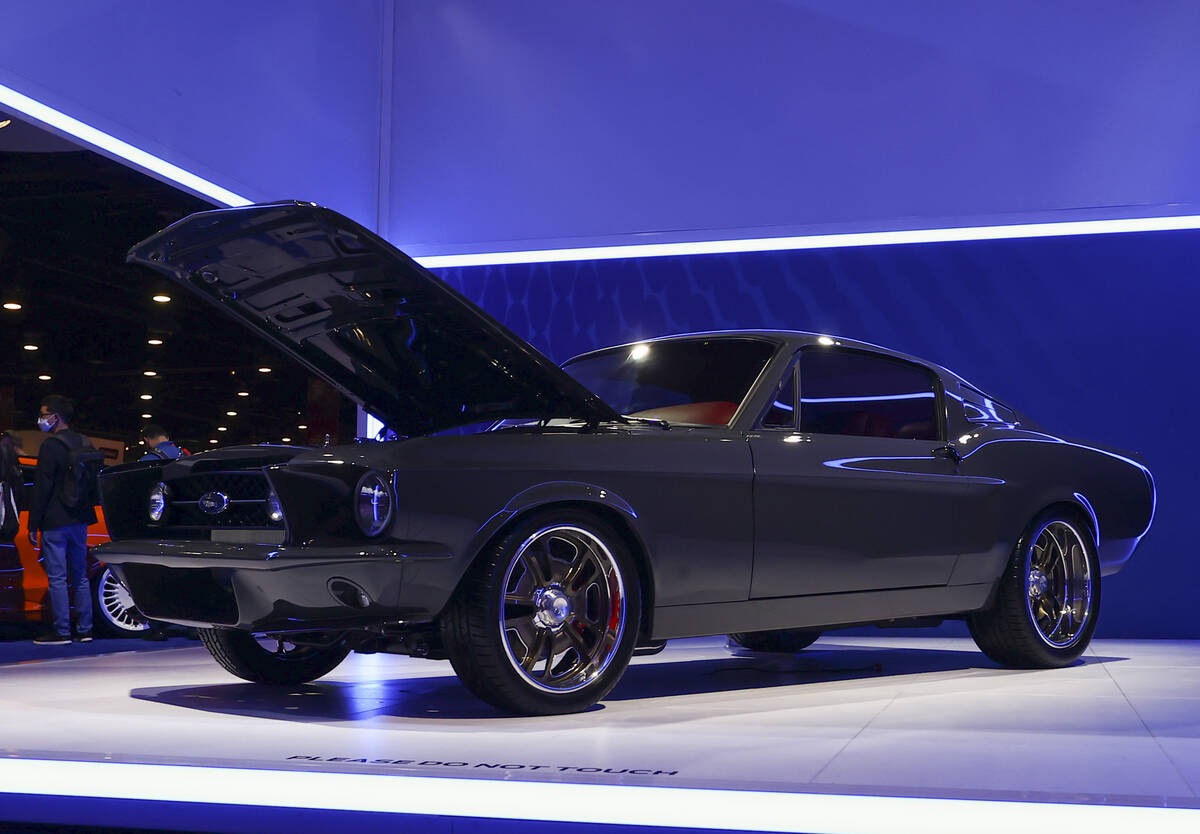 A 1968 Ford Mustang Fastback, dubbed Ҕhe Pegasus Project,Ӡis seen during the Specia ...
