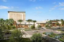 A rendering shows the exterior of the planned Durango, a Station Casinos Resort. (Station Casinos)