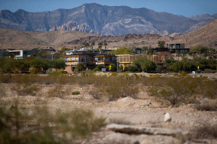 Station Casinos-owned land at the corner of Town Center Drive and Flamingo Road in Las Vegas, T ...