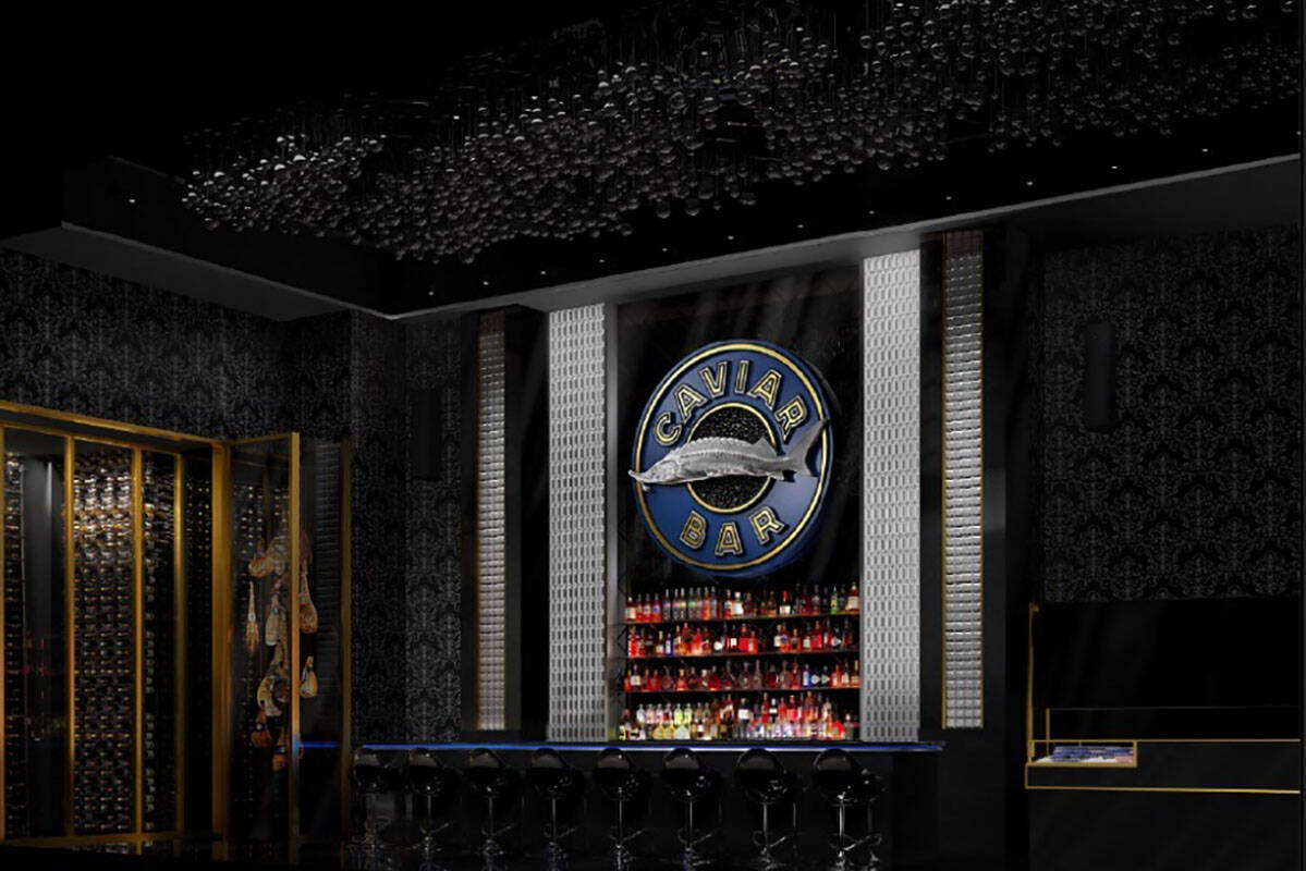 Caviar Bar is on schedule to open at Resorts World in December. (Caviar Bar)