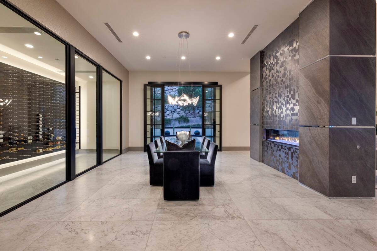 The dining room. (Las Vegas Sotheby’s International Realty)