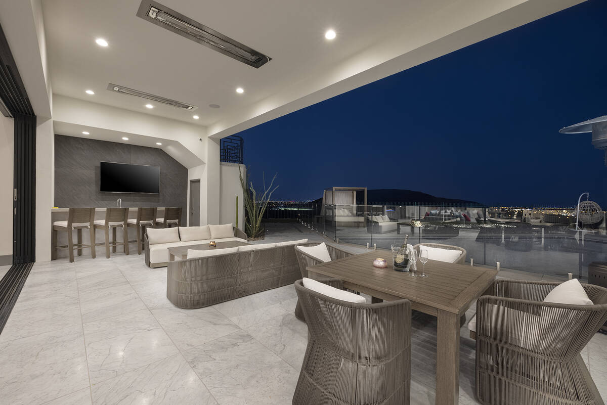 The patio. (Las Vegas Sotheby’s International Realty)
