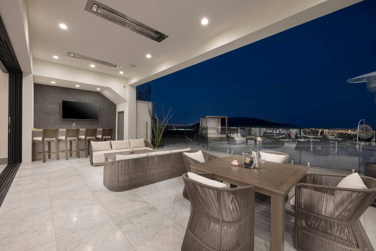 The patio. (Las Vegas Sotheby’s International Realty)