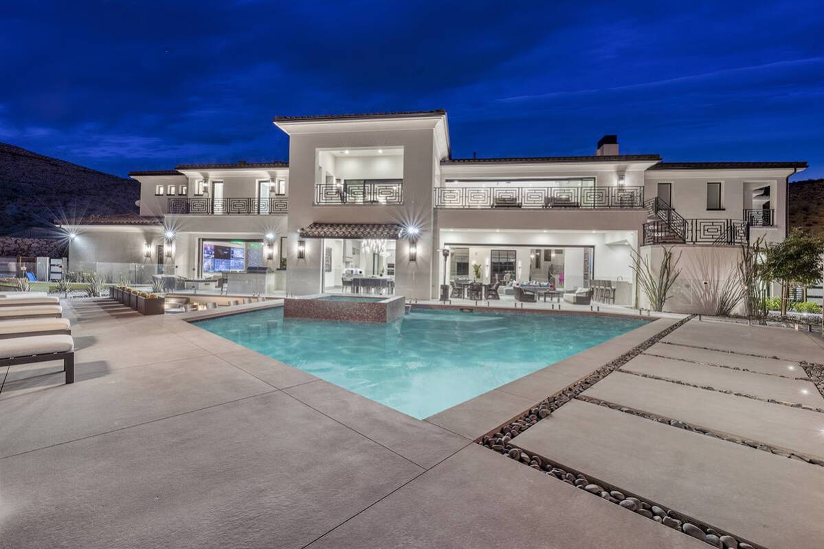 Anna Berg’s Santa Barbara modern mansion in Southern Highlands Golf Club community has been l ...